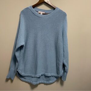 Anthropologie Philosophy Blue Knit Sweater Women’s XL